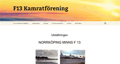 Desktop Screenshot of f13.kamratforening.se